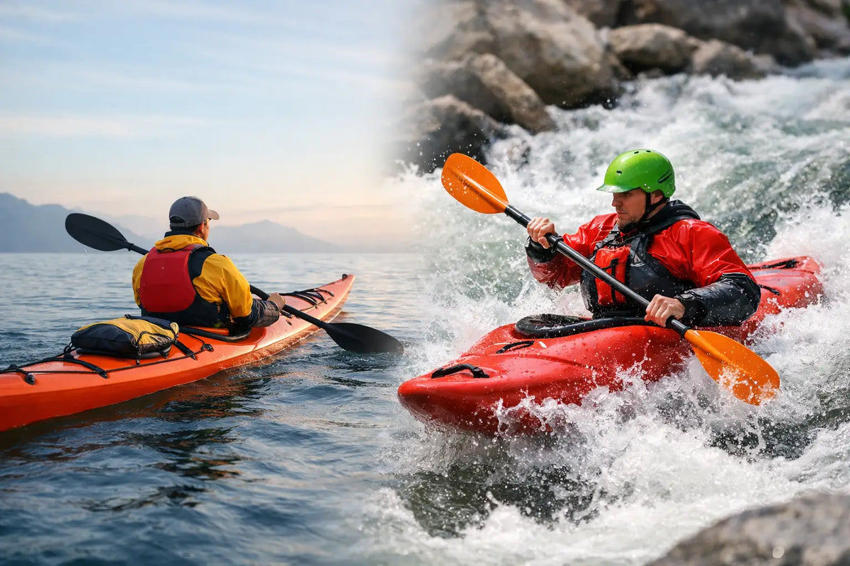 Sea Kayak vs Whitewater Kayak: Key Differences