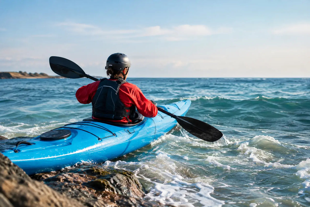 Practice Surf Kayak Launches With Control