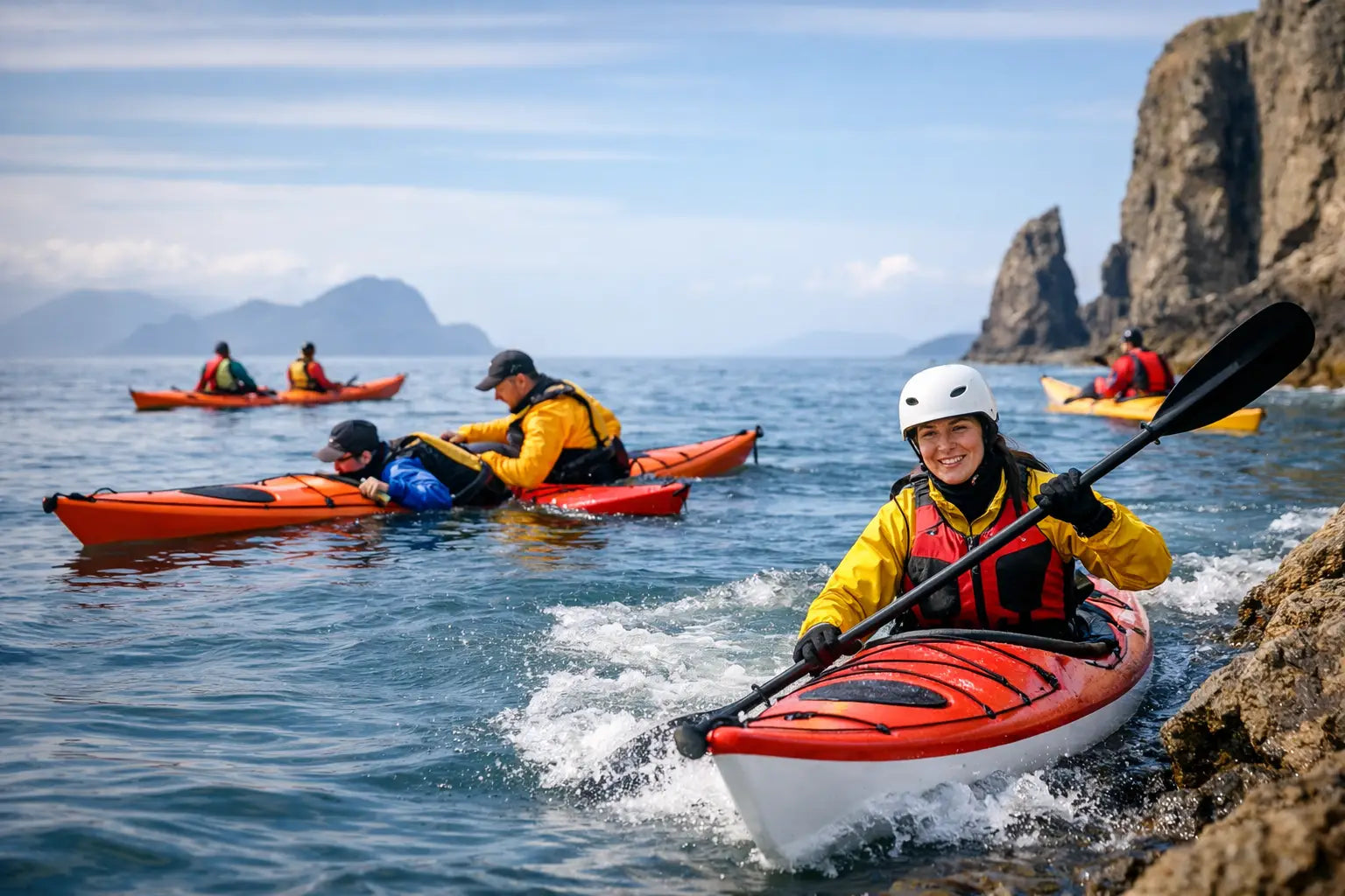 Sea Kayaking Course Progression Guide in 4 Stages