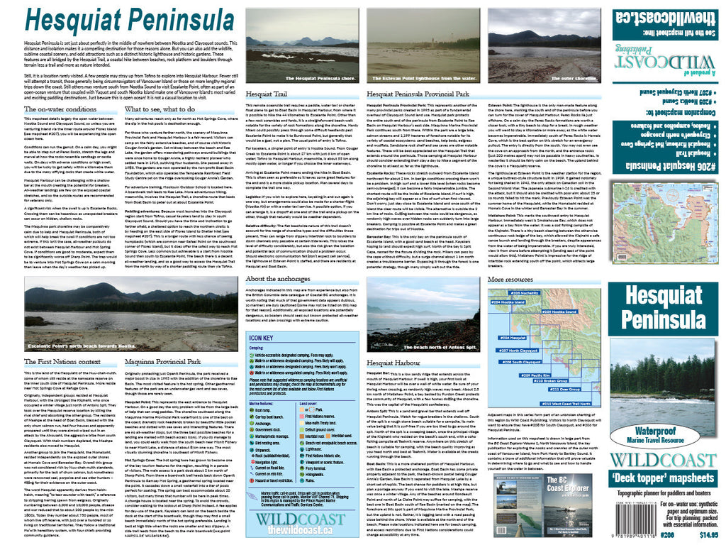 206 Hesquiat Peninsula Coast and Trail Map