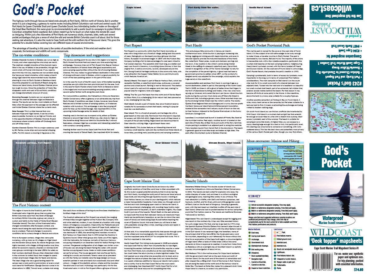 243 God's Pocket Kayaking and Boating Map