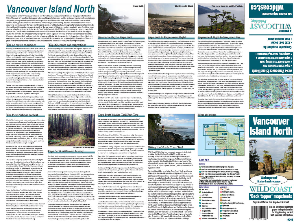 244 North Vancouver Island Kayaking and Boating Map