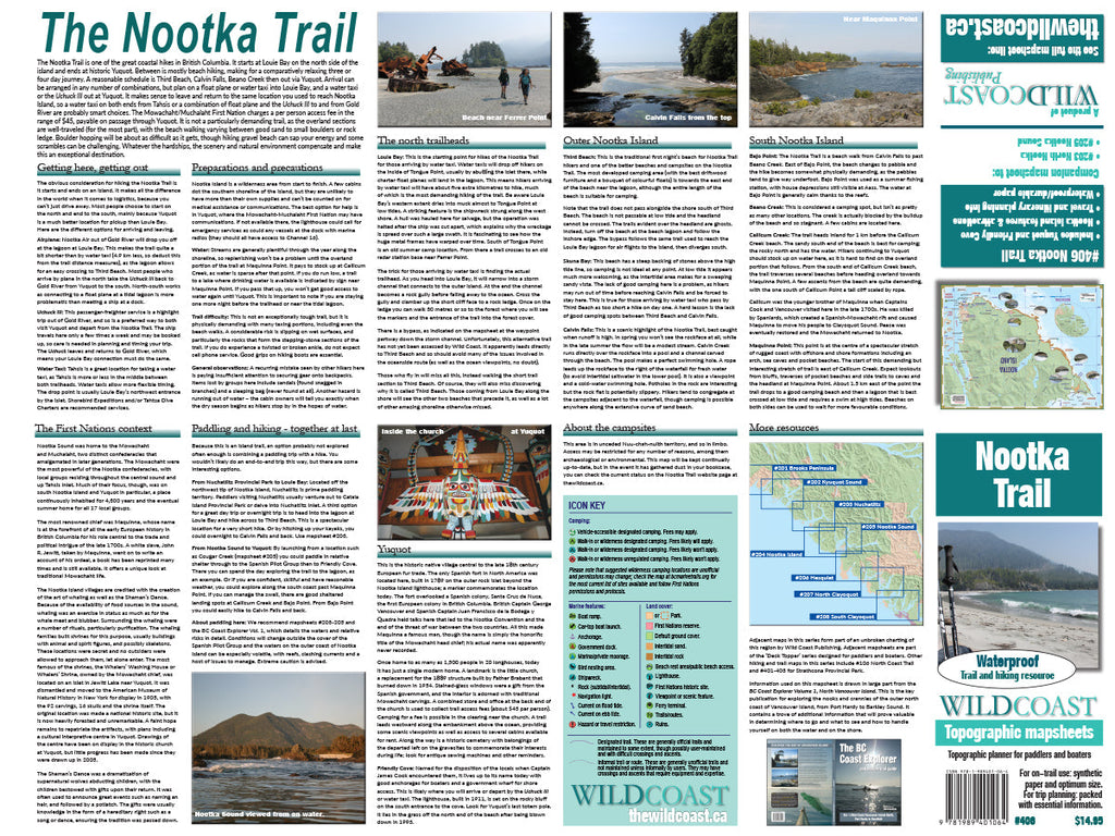 406 Nootka Trail Topographic Hiking Map