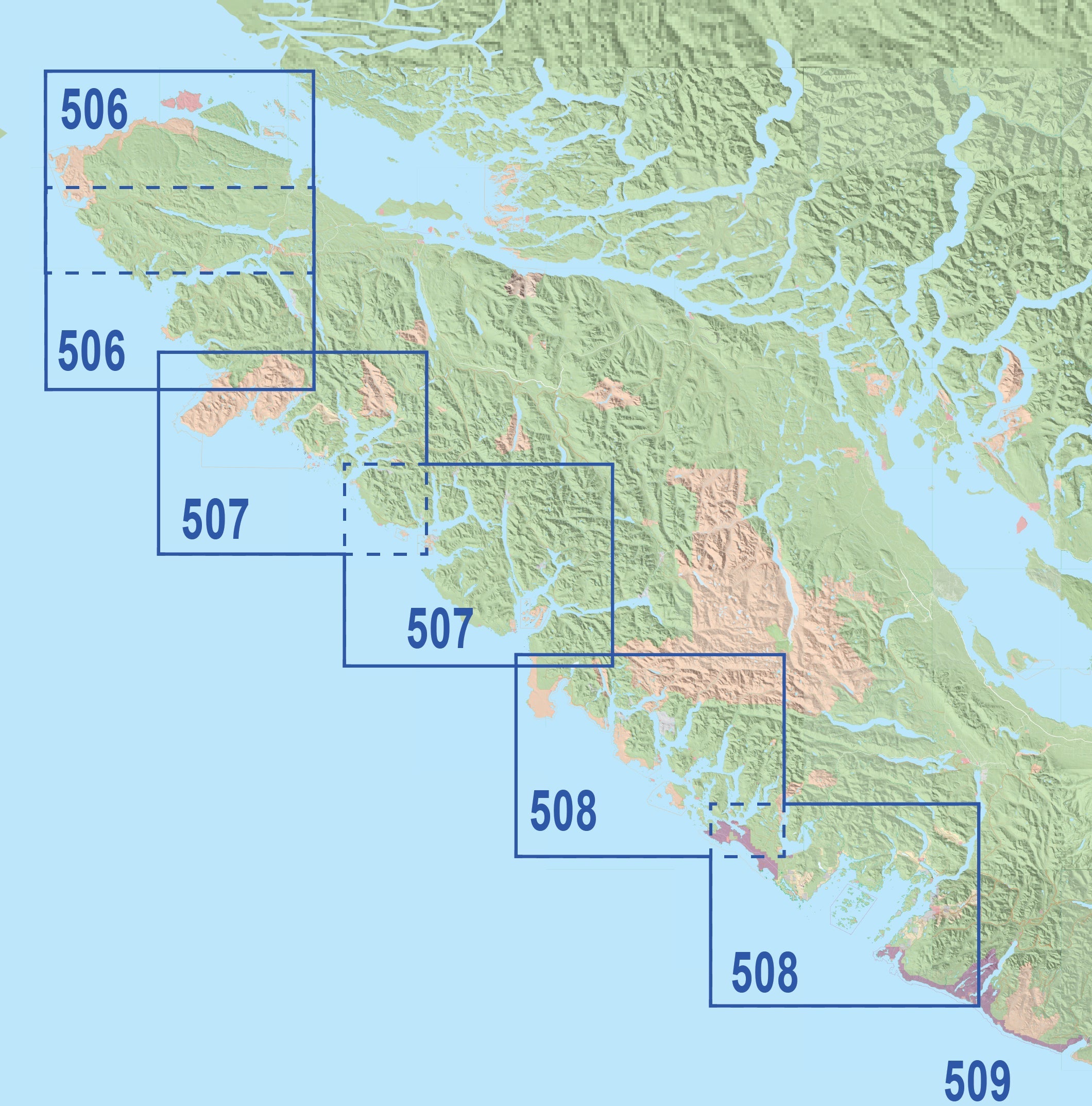 507 Nootka/Kyuquot Outside Passage Chart Assistant