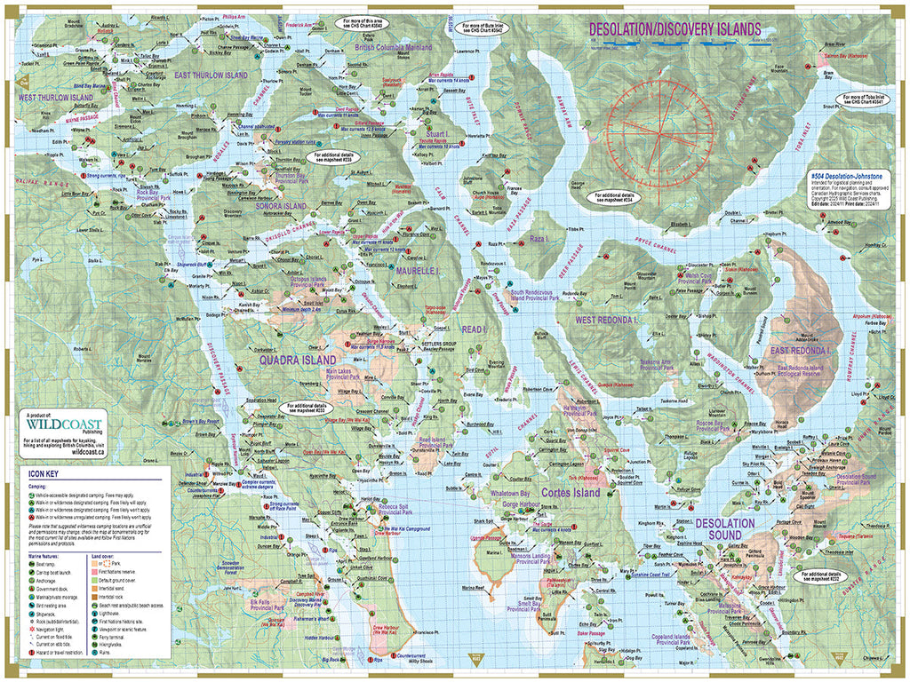 504 Desolation/Johnstone Inside Passage Chart Assistant