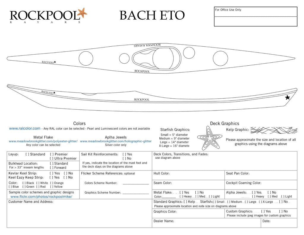 Rockpool Kayaks - Bach Eto