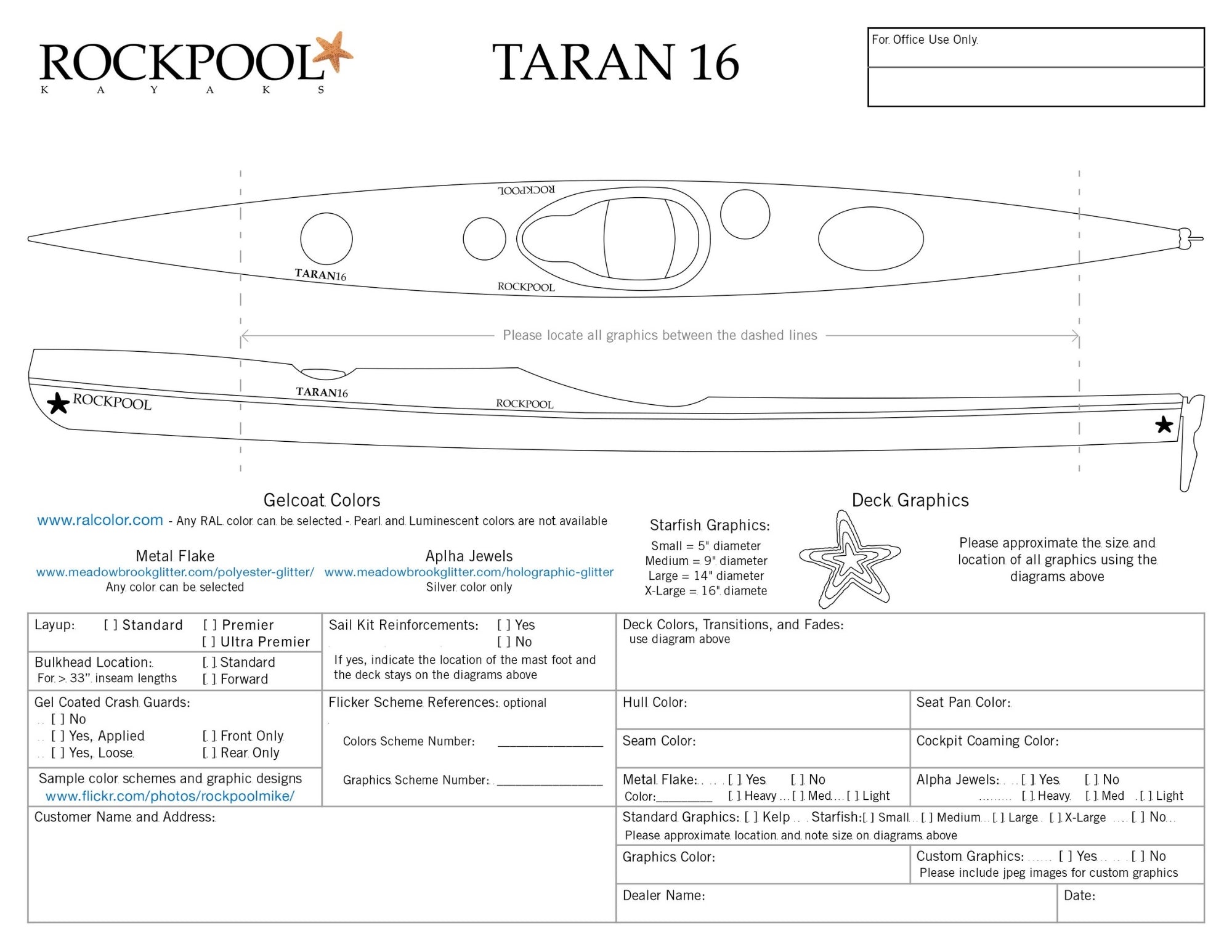 Rockpool Kayaks - Taran 16