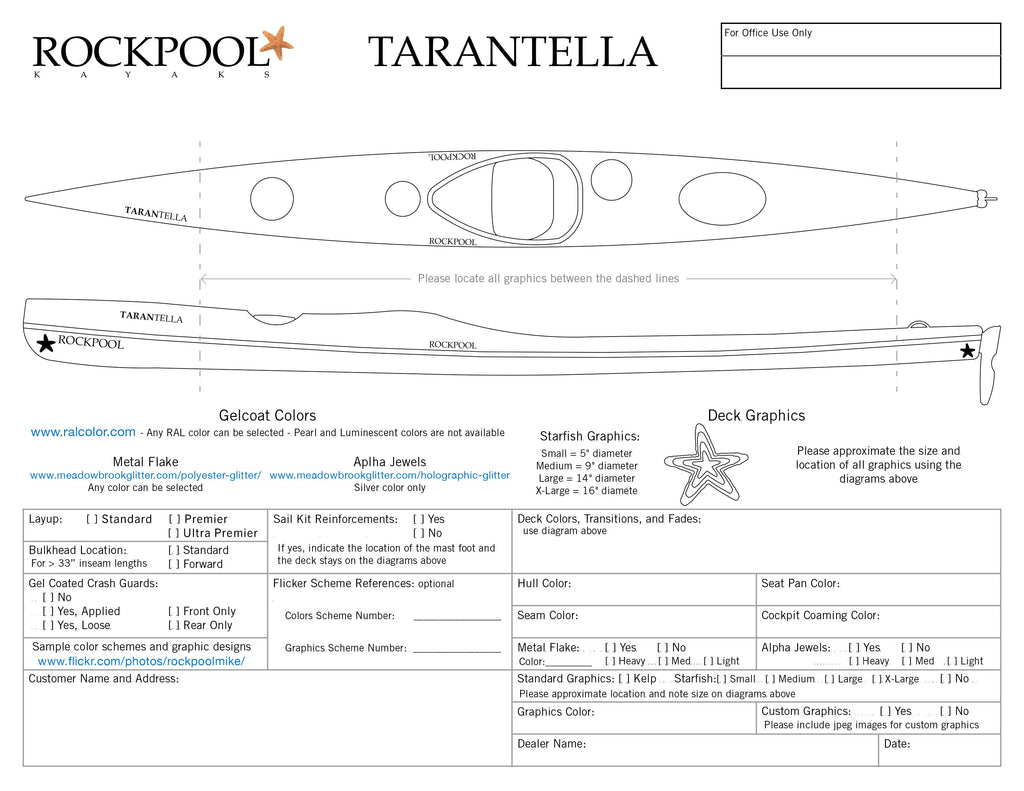 Rockpool Kayaks - Tarantella