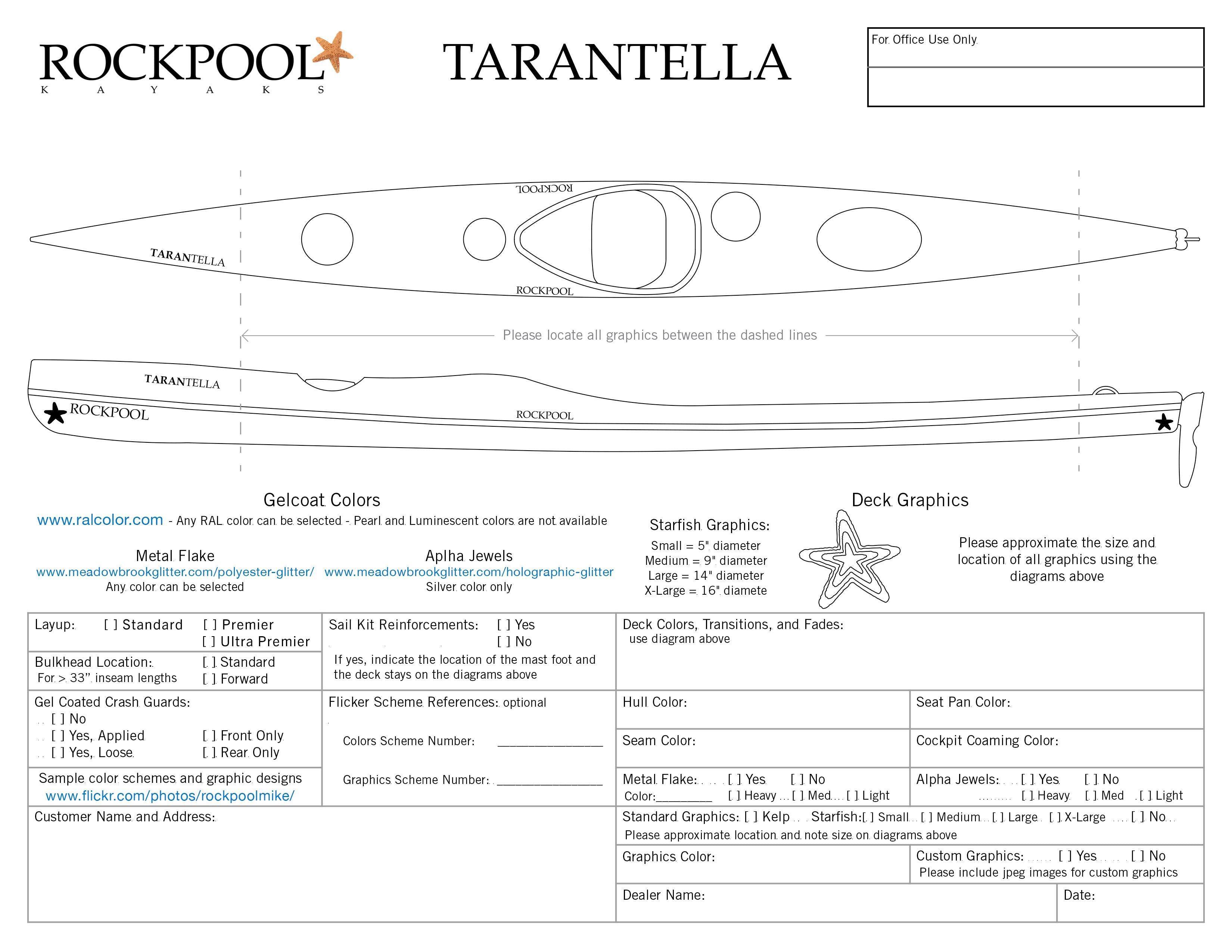 Rockpool Kayaks - Tarantella